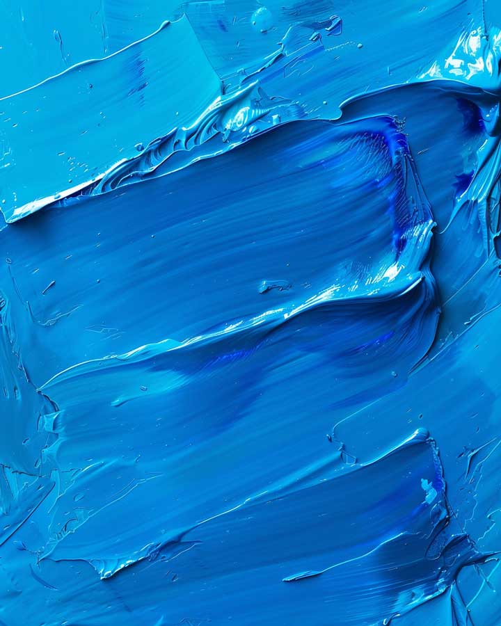 Blue Oil Paints