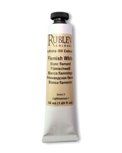 Rublev Colours Flemish White Artists Oil (50 ml)