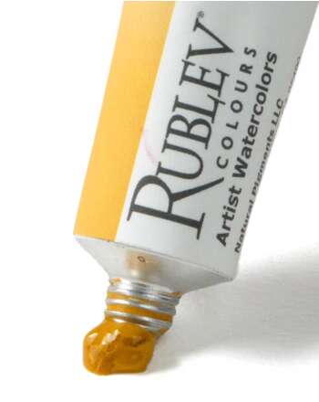 Lemon Ocher Watercolor Paint