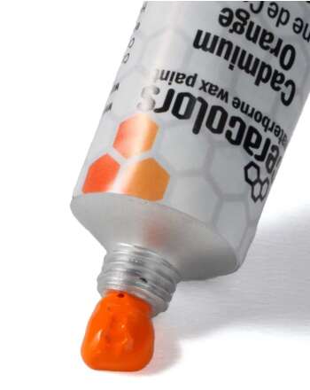 Ceracolors Cadmium Orange Cold Wax Paint